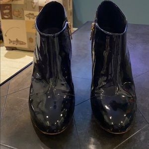 Tory Burch Patent Booties